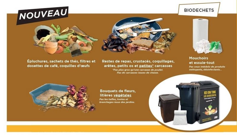 La collecte des biodéchets à Baud Communauté